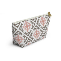 Porto Tile Accessory Pouch w T-bottom in Pink